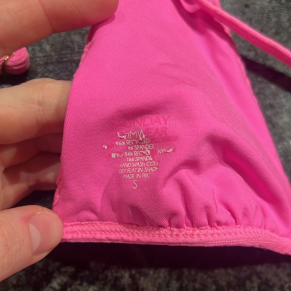 Monday Swimwear Neon Crinkle Barbados Set - Picture 3 of 4